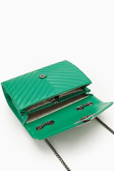 Levidor Yeşil  Kadın Omuz Çantası 930076 - 5