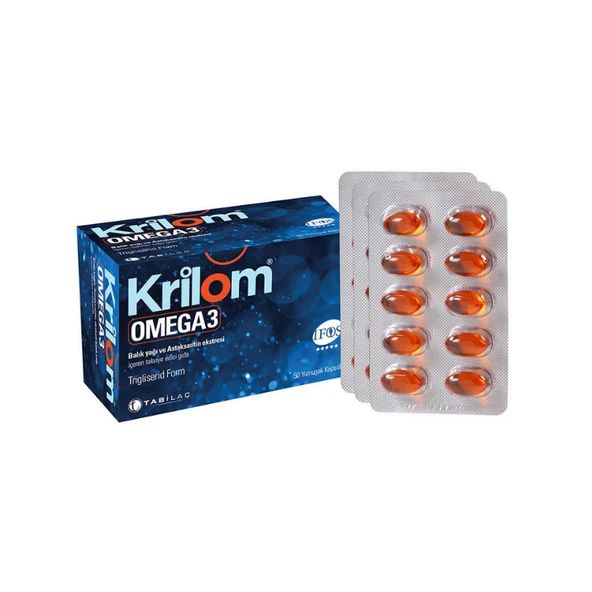 Krilom Omega3 50 Yumuşak Kapsül ürün görseli