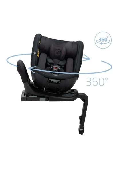 MAXİ-COSİ Maxi-cosi Spinel 360 S I-size Dönebilen Yatabilen Isofix'li 0-36 Kg Oto koltuğu Authentic Black - 2