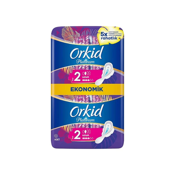 Orkid Platinum Uzun Hijyenik Ped 12'li - 1