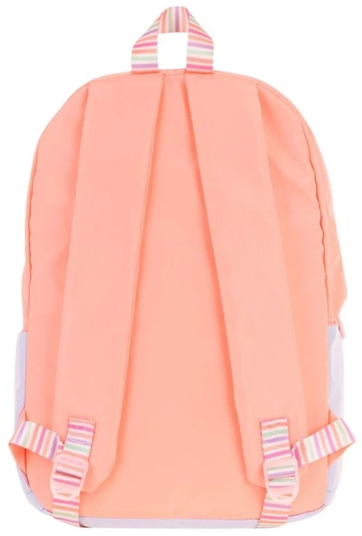 Kaukko Quick Kız Çocuk Üç Bölmeli Somon Kapitone Detaylı Okul Sırt Çantası - K1792 - Resim 2