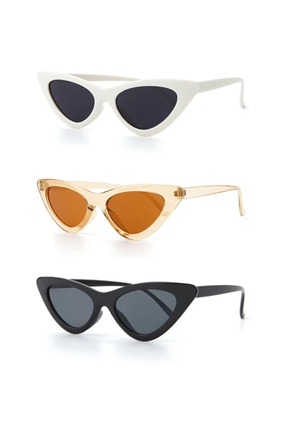 UNISEX GÜNEŞ GÖZLÜĞÜ 3'LÜ SET ürün görseli