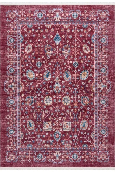 Pastel Halı Twist PS1164 Kırmızı Serisi Salon Oturma Yatak Odası Halısı ürün görseli 1