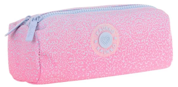 Kaukko İki Bölmeli Kız Çocuk Okul Kalem Çantası - Pembe - K2714