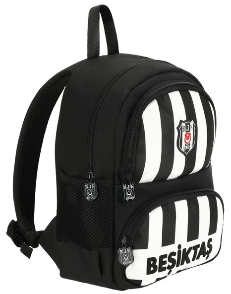 Beşiktaş Nakış Detaylı Çubuklu Anaokulu Çantası - 25340 - Resim 2