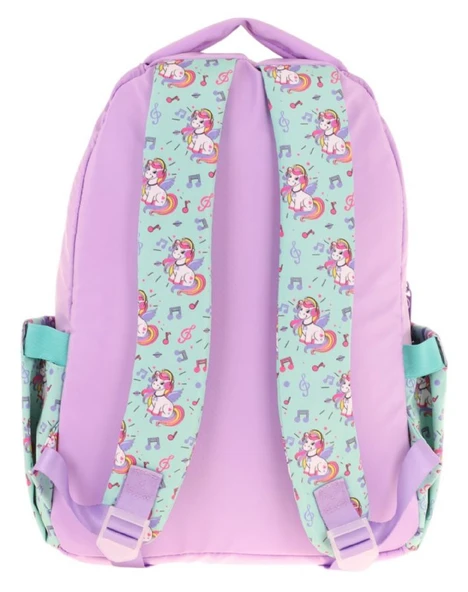 Kaukko Toys Kız Çocuk 3d Unicorn Şekilli İlkokul ve Günlük Sırt Çantası - Turkuaz - L5234 - Resim 3