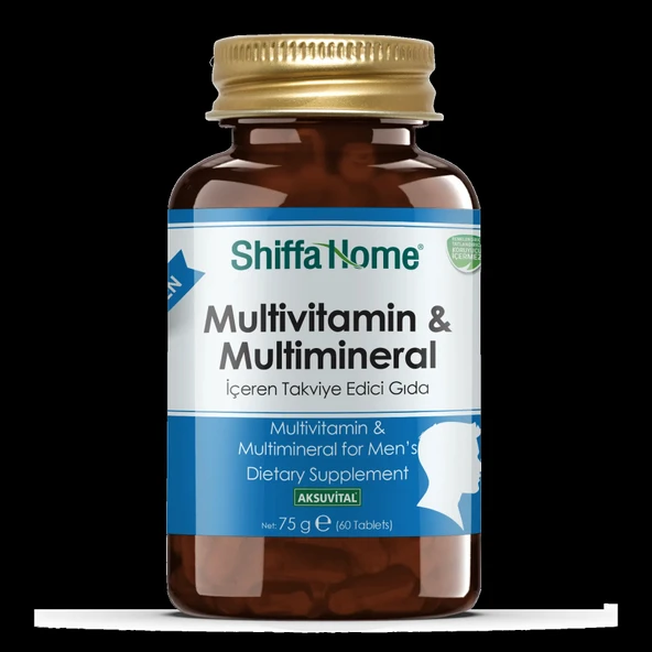 Shiffa Home Multivitamin & Multimineral - Erkek 60 Tablet - 1
