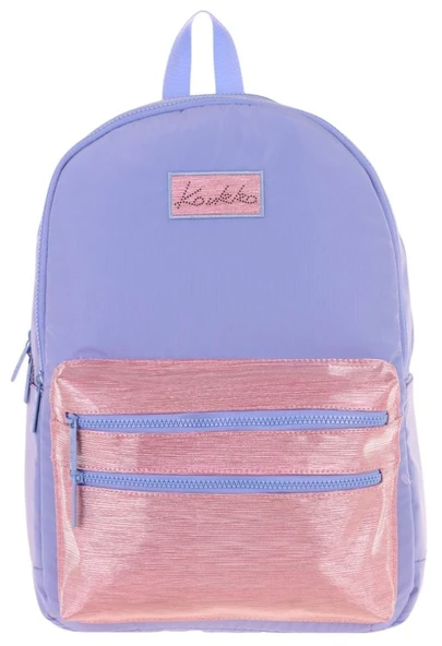 Kaukko Magic Dreams Kız Çocuk Dört Bölmeli Mavi Pembe Okul Sırt Çantası (İlkokul+Ortaokul) - K1815 - Resim 2