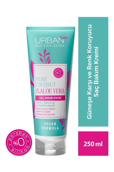 Urban Care Saç Kremi 250 Ml Pure Coconut ve Aloe Vera*24 ürün görseli 1
