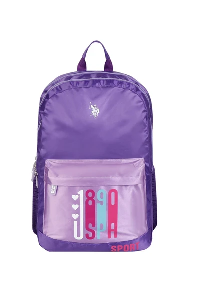 U.S. Polo Assn. Plcan24028 Sırt Çantası - Okul Çantası Mor ürün görseli 1