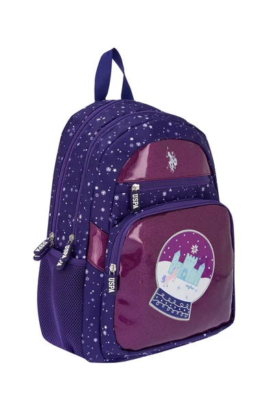 U.S. Polo Assn. Plcan25023 Sırt Çantası - Okul Çantası Mor ürün görseli 1