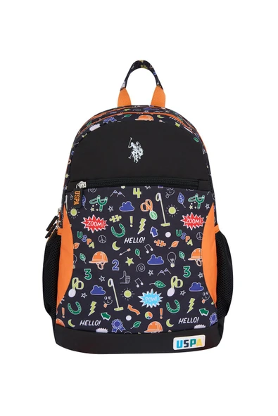 U.S. Polo Assn. Plcan25018 Sırt Çantası - Okul Çantası Siyah - Resim 2