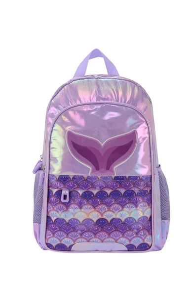 U.S. Polo Assn. Plcan25005 Sırt Çantası - Okul Çantası Lila - Resim 2