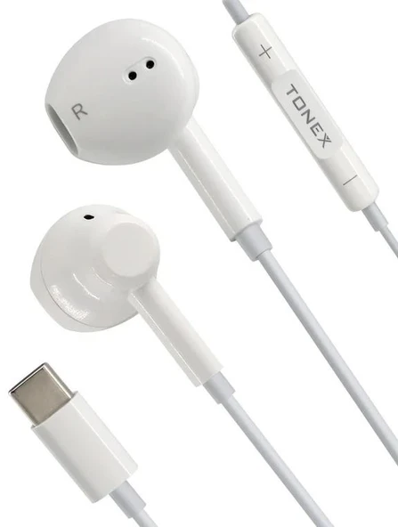 Tonex G5 Type-c Girişli Stereo Kablolu Kulaklık Süper Extra Bass - 5 ADET
