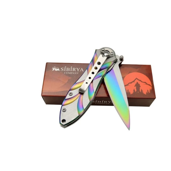 Sibirya Lale Çakı Rainbow Marka:Sibirya Ürün Kodu: S-2091X 18,5 CM - Resim 2