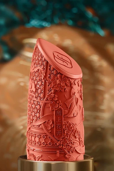 Florasis Blooming Rouge Love Lock Mat Ruj M1777 Cupid's Kiss 3.8GR - Resim 5