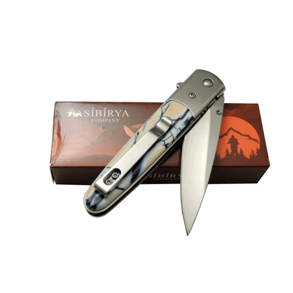 Sibirya Renkli Cep Çakısı Marka:Sibirya Ürün Kodu: S-2084B 20 CM - Resim 2