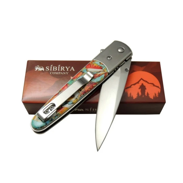 Sibirya Renkli Cep Çakısı Marka:Sibirya Ürün Kodu: S-2084A 20 CM - Resim 2