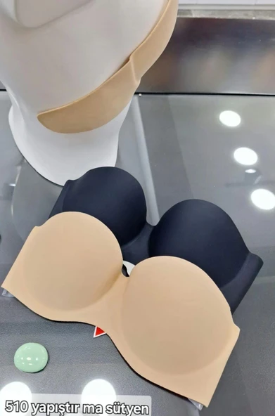 F.K 510 Kadın Lazer Straplez Yapışkan Sütyen - 3
