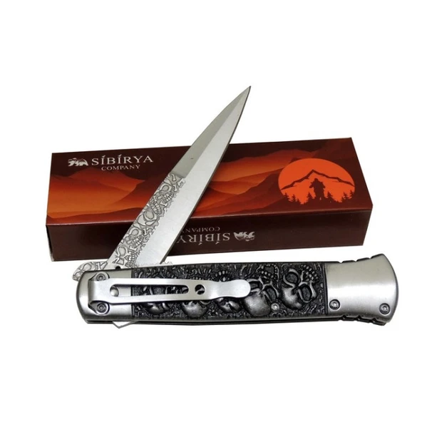 Sibirya Kurukafa Çakı Bk. Marka:Sibirya Ürün Kodu: S-2066B 22 CM - Resim 2