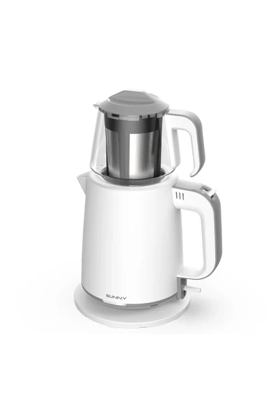 Sunny Pasha Çay Makinesi - Beyaz - 2200 Watt ürün görseli 1
