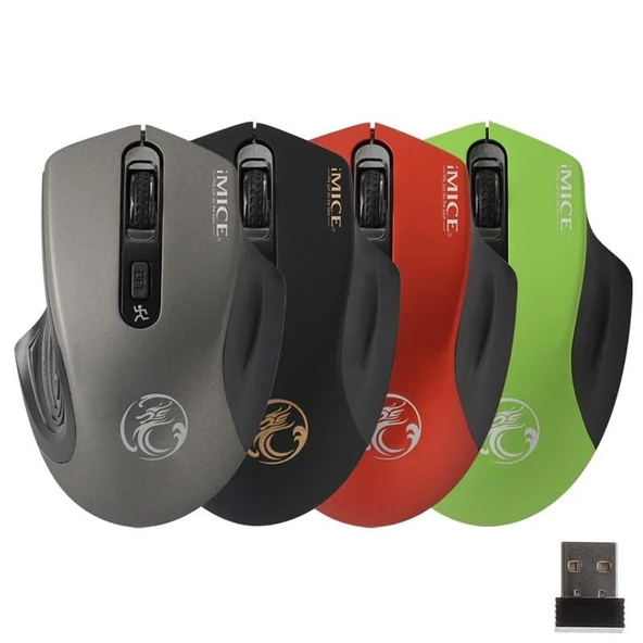 Valkyrie imice 2000dpi Kablosuz Sessiz Silent Mouse Yeşil - 6