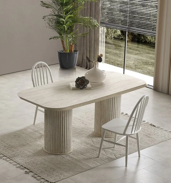 LUXİA MDF YEMEK MASASI - Resim 2