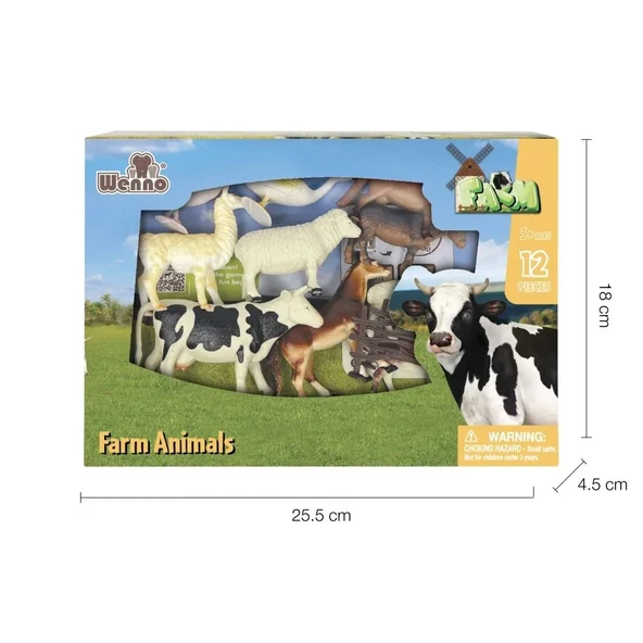 5901-5903-5904 Kutulu 12 parça Hayvan Seti ürün görseli