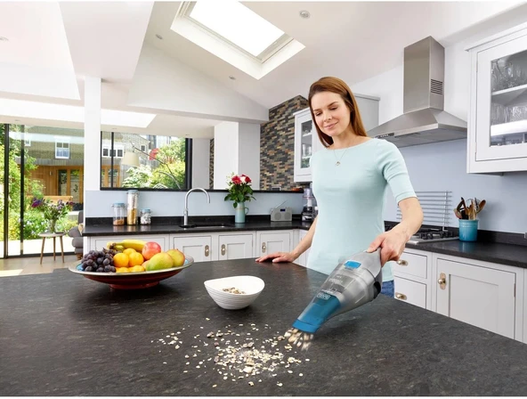 Black + Decker NVC215WA-QW Dustbuster 7,2 V Şarjlı El Süpürgesi - Resim 3