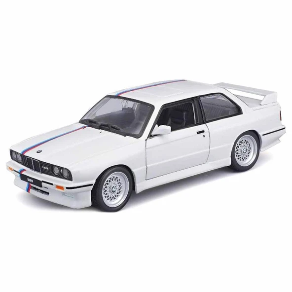21100 Burago 1:24 BMW M3 1988 Model Araba - Resim 2
