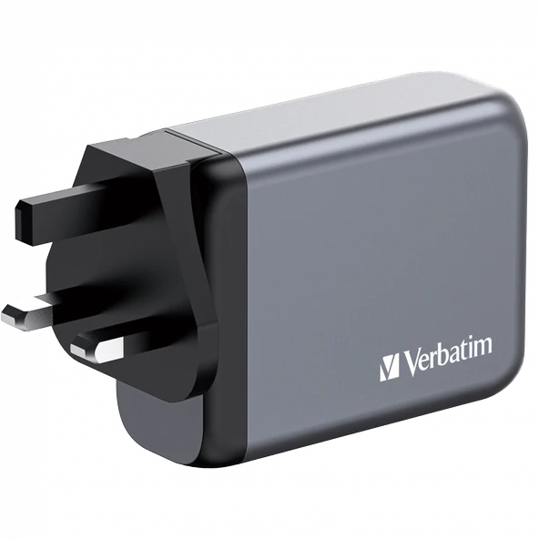 VERBATIM GNC-100 GaN Charger 100W 2xUSB-CPD 100W / 1xUSB- PD 65W/ 1 x USB- - 4