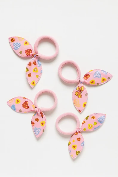 Tavşan Kulak Lastikli Toka 4 Adet - Resim 9