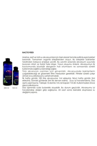 Crystalpro Bacto Feed 500ml Bakteri Besini Skt: 09/2028 - Resim 2