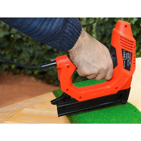 KOBB KBZ90 15-25mm Zımba ve 15-32mm Profesyonel Çivi Çakma Makinesi + 3000 adet Yedek Zımba ve Çivi - Resim 7