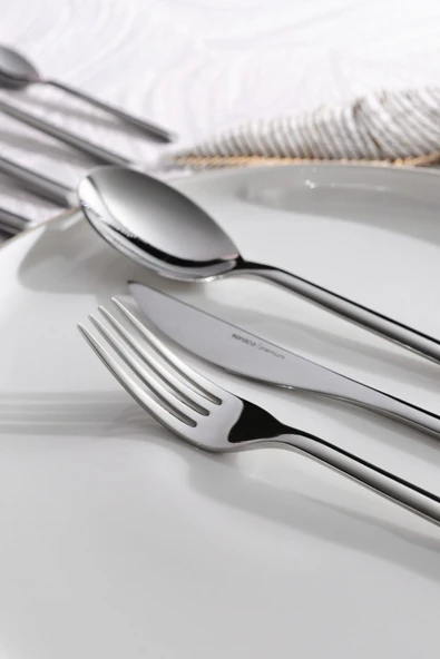 Kendo 84 Parça 12 Kişilik Premium Kutulu Çatal Kaşık Bıçak Takımı - 6