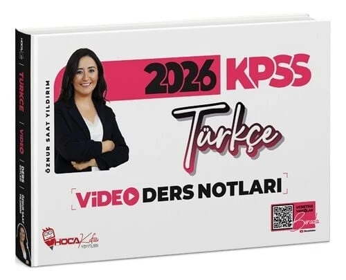 Hoca Kafası 2026 KPSS Türkçe Video Ders Notları - Öznur Saat Yıldırım Anla Kazan + Hoca Kafası Yayınları - 1