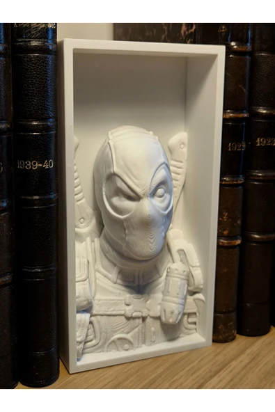 Deadpool Kitap Arası Dekoru Ve Duvar Süsü - 1