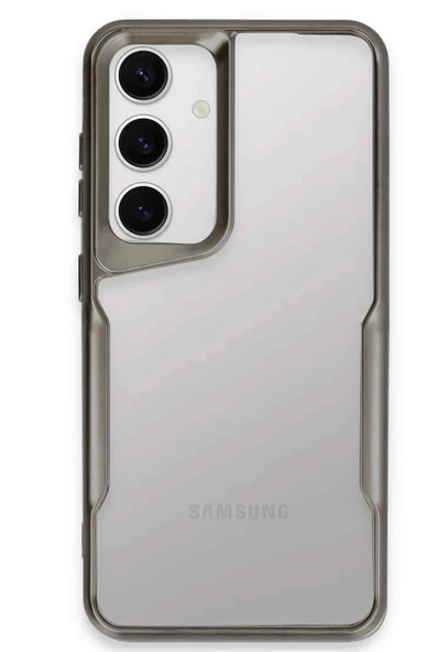 Samsung Galaxy S24 Kılıf Boyi Silikon Kapak - Titan Gri ürün görseli