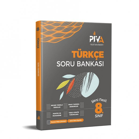 8. Sınıf Türkçe Soru Bankası Piva Yayınları