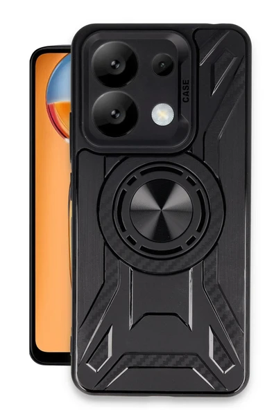 Xiaomi Redmi Note 13 Pro 4G Kılıf Lincoln Silikon - Siyah ürün görseli