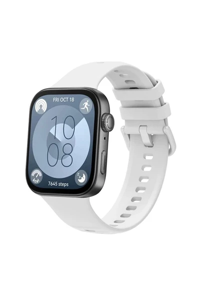 Huawei Watch Fit 3 Klasik Kordon - Beyaz ürün görseli 1