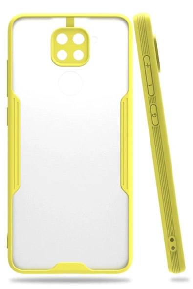 Xiaomi Redmi Note 9 Kılıf Platin Silikon - Sarı ürün görseli