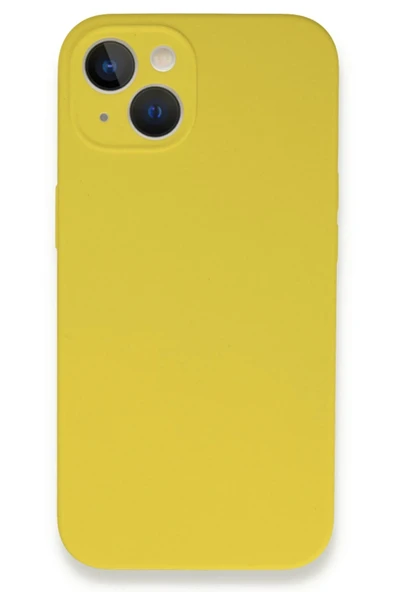 iPhone 13 Mini Kılıf Lansman Legant Silikon - Sarı ürün görseli