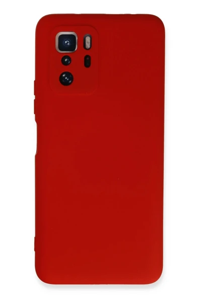 Xiaomi Poco X3 GT Kılıf Nano içi Kadife Silikon - Kırmızı ürün görseli