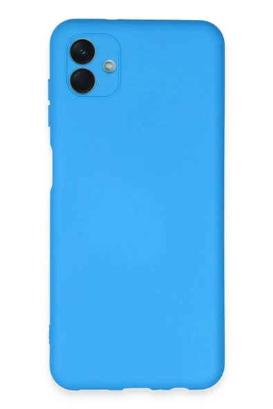 Samsung Galaxy A04E Kılıf Nano içi Kadife Silikon - Mavi ürün görseli