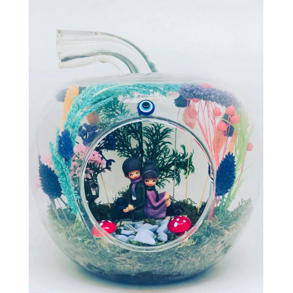 Minikkuş Tasarım Yanımda Kal Teraryum ürün görseli