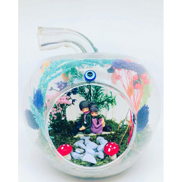 Minikkuş Tasarım Yanımda Kal Teraryum - Resim 3