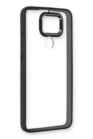 Xiaomi Redmi Note 9 Kılıf Dora Kapak - Siyah - Resim 2