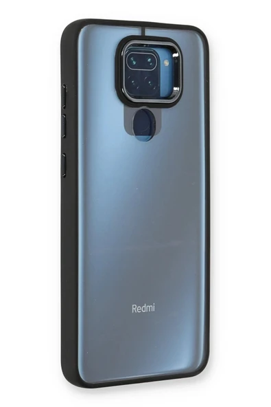 Xiaomi Redmi Note 9 Kılıf Dora Kapak - Siyah ürün görseli