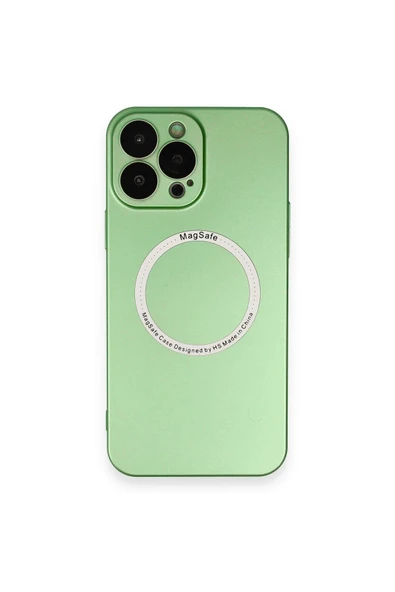 iPhone 13 Pro Kılıf Jack Magneticsafe Lens Silikon - Yeşil ürün görseli